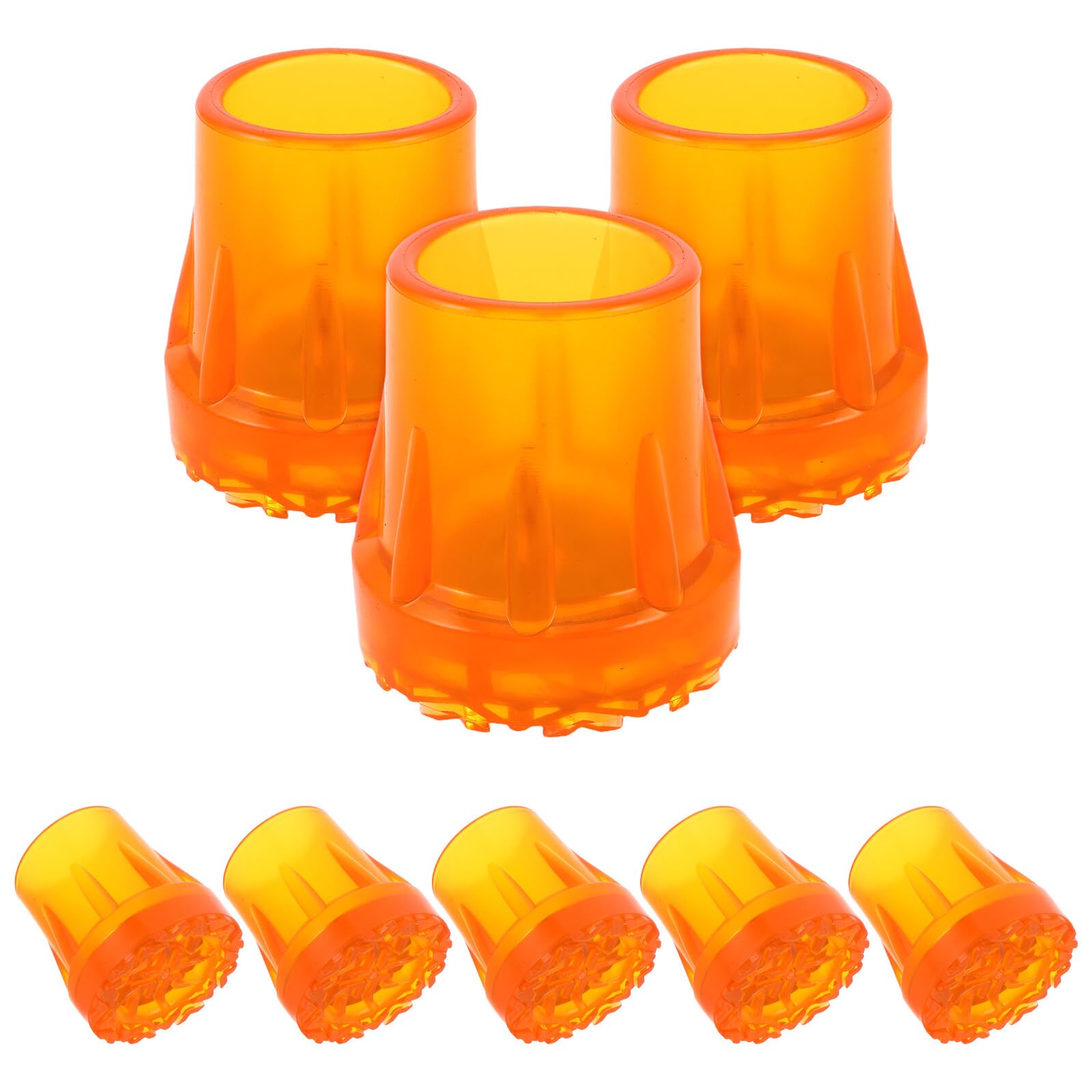 Healeved Puntas de Repuesto Antideslizantes para Muletas de 28 MM de Oxford 8 Unidades Almohadillas Duraderas para Bastones de Senderismo Accesorios para Estabilidad y Seguridad en