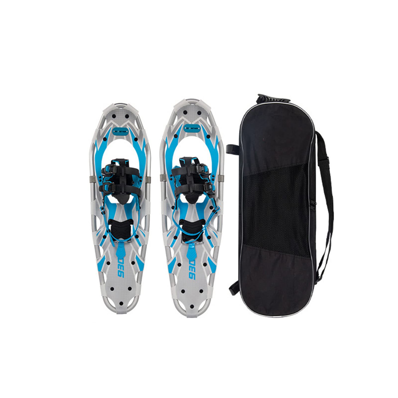 Raquettes À Neige 25/30 Pouces pour Hommes Et Femmes,Raquettes À Neige Tout Terrain en Alliage D'aluminium,avec Reliure Entièrement Réglable Et Sac De Transport,25 inch