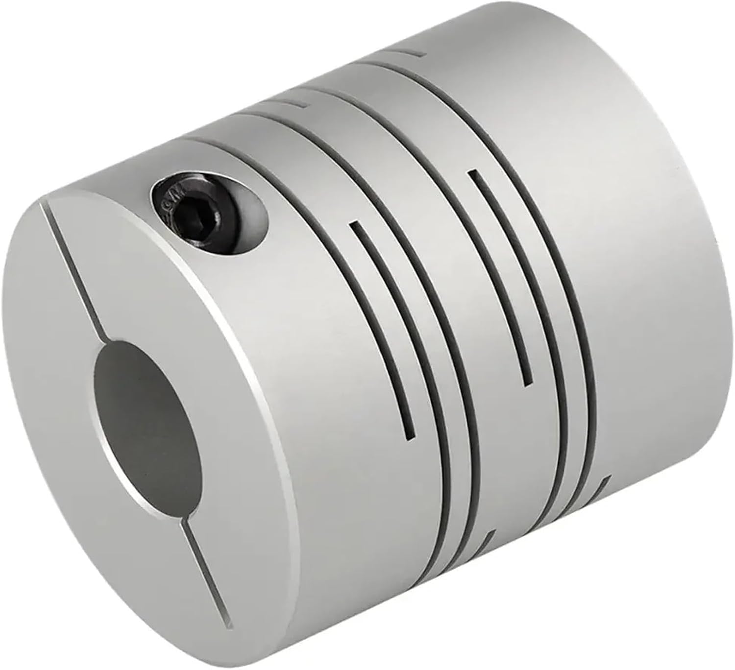 1pc Aluminum Alloy Parallel Line Coupling D20L26 4/5/6/6.35/8mm Clamping Groove Coupling Elastic Coupling(4x5)