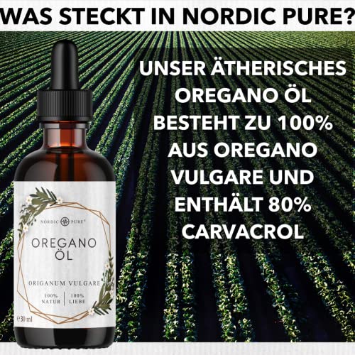 Olio di origano Nordic Pure 30 ml (= 1200 gocce)