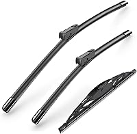 Vista 29 de 21"+19" Premium Windshield Wiper Blades All-Season Durable Stable and Quiet Silicone Wiper Blade Fit for Volkswagen Golf 1993-2006,Honda civic