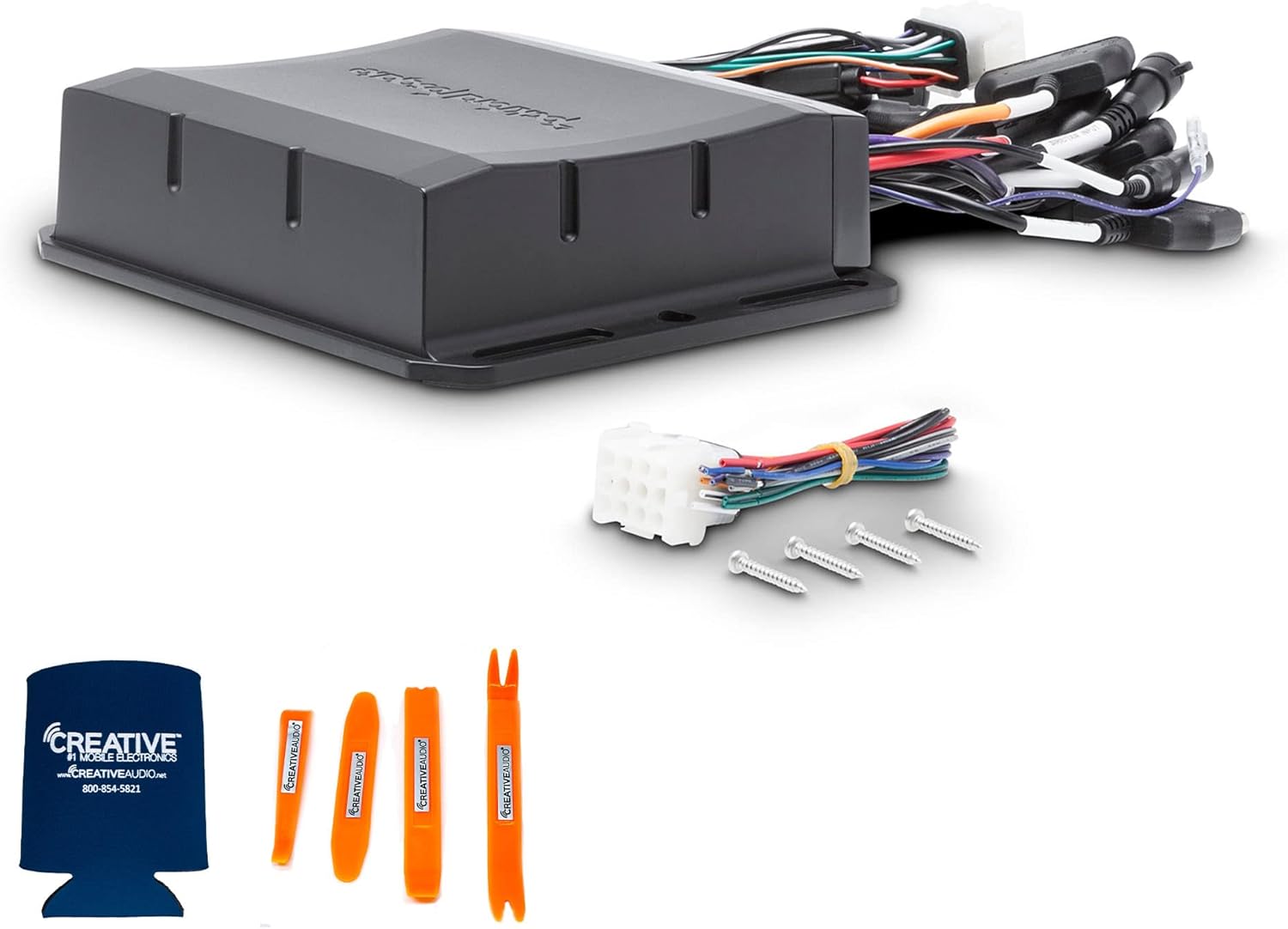 Rockford Fosgate - PMX-8BB Hide Away Media Receiver with NMEA Integration Compatible with Select RayMarine MFD