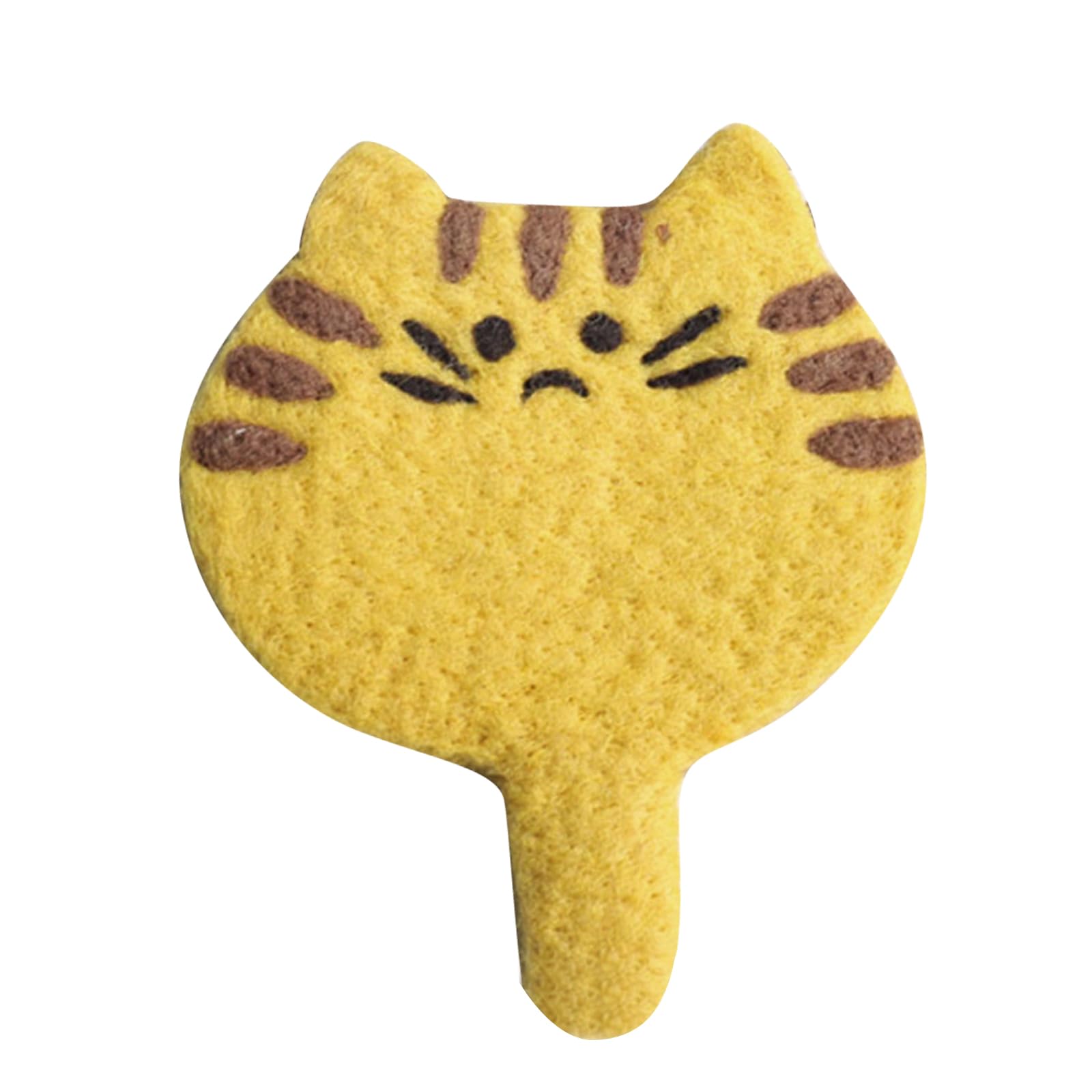 Linvimia B Lovely Cats Shape Felt Coasters Soft Wool Materials For Hot Everages Decorative Kitchen Accessory Lovely Kitchen Coasters