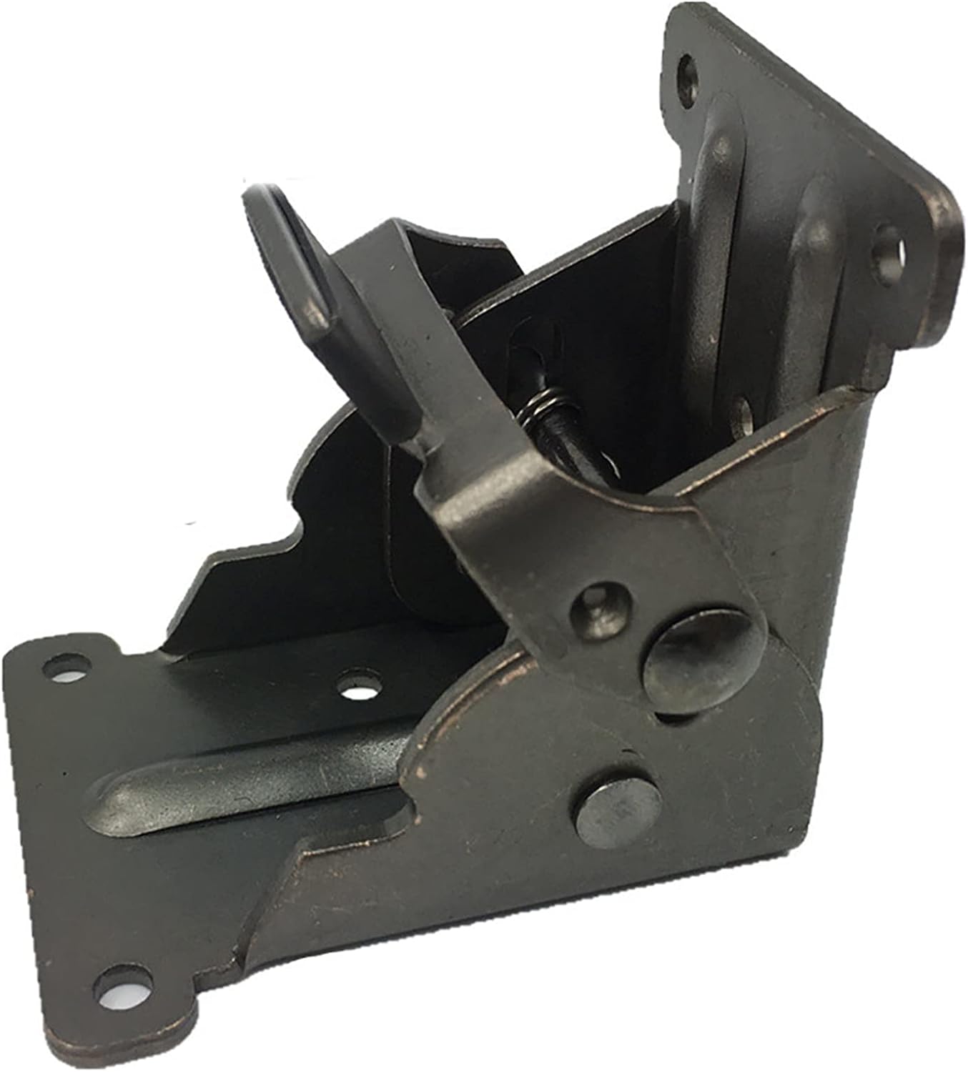 Hinges Iron Folding Hinge Table Leg Brackets Foldable for Chair Extension Tables Self Locking Fold Feet(Black)