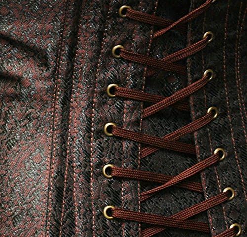bslingerie® Gothic Steampunk Heavy Duty Waist Cincher Underbust Corset - Image 6