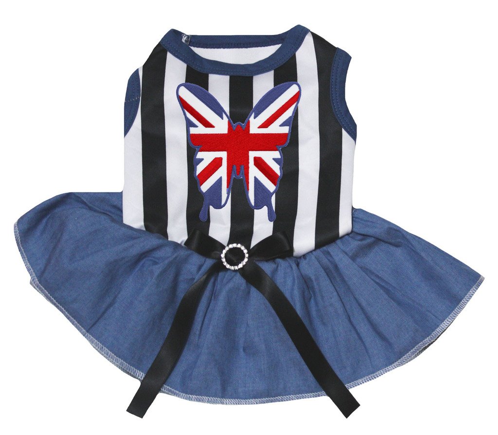 Robe pour chien confortable anti-frottement avec tutu et nœud papillon