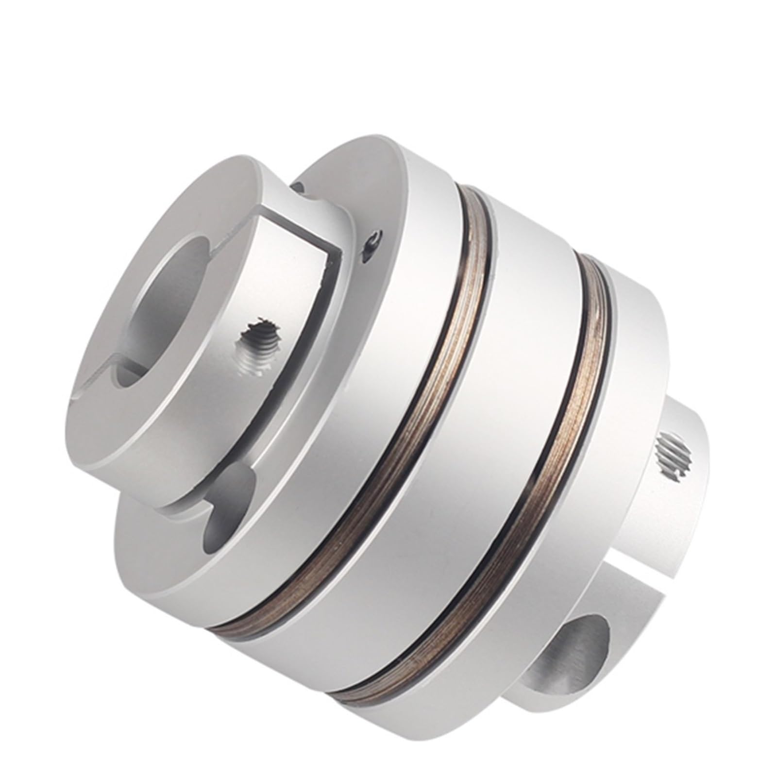 ZERVA Accoppiatore Flessibile Flangia Diaframma D68 L74 Connettore Doppio accoppiamento for Albero, Giunto Chiavetta Alluminio Elastico ad Alta rigidità (Size : 12.7X19)
