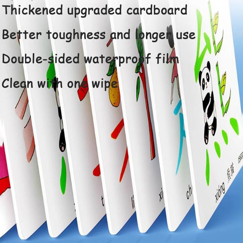 Cartes de caractères chinois for l'apprentissage du mandarin kit de cartes graphiques Flash for l'apprentissage des caractères chinois cartes flash chinoises cartes Pinyin for débutants(1000 words)