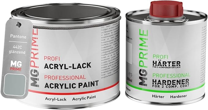 Bomboletta Spray MG PRIME Pantone 428C Grey - 400 Ml, Opaco, Asciugatura Rapida, Made In Germany - Foto 8