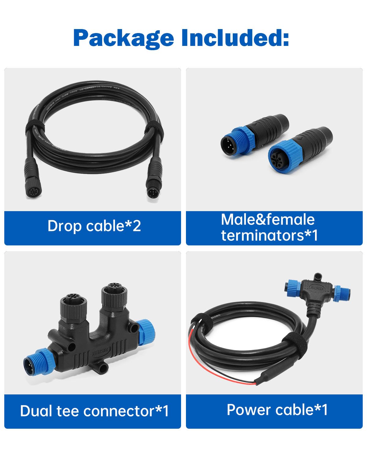 Navico - Câble NMEA2000 - prises Micro-C mâle/femelle - 7,5 mètres - pour B&G, Simrad, Lowrance NAVICO 000-0119-83 Navico - Câble NMEA2000 - prises Micro-C mâle/femelle - 7,5 mètres - pour B&G, Simrad, Lowrance NAVICO 000-0119-83