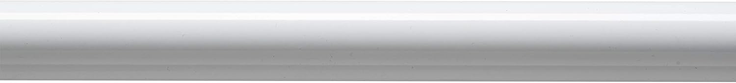Croydex Telescopic Shower Cubicle Curtain Rod Extends from 700mm to 1220mm White