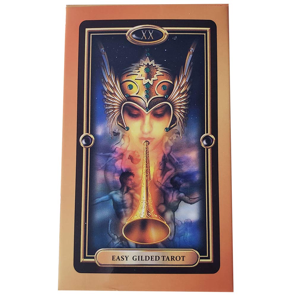 78Pcs/Set Tarot Cards Deck Board Future Telling Divination Game English Edition Easy GildedSN07408