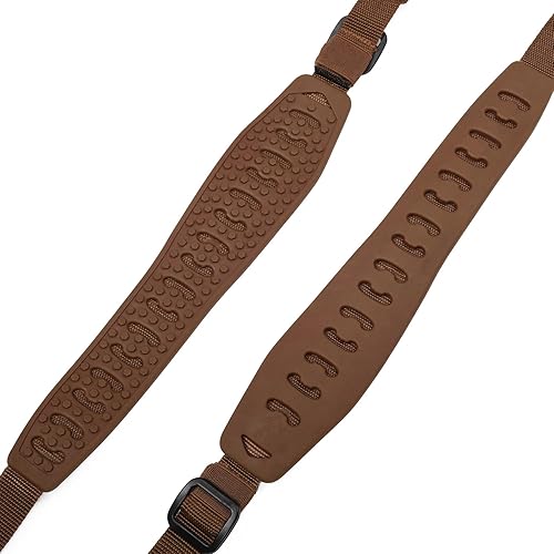 Miniatura 9 de Eslinga de rifle de dos puntos con ajustador de longitud, honda tradicional con gancho de metal (negro)