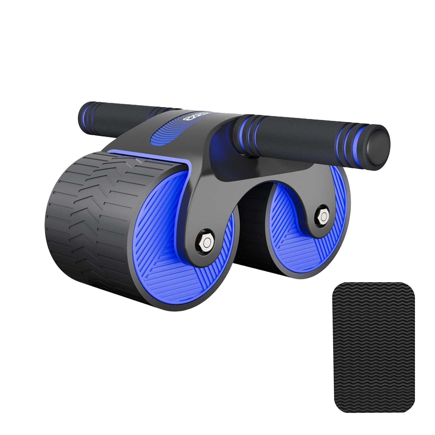 Ab Roller, Automatic Rebound Abdominal Roller, Core Training Home Fitness Equipment, Home Abdominal Trainer (with Fitness Pad)