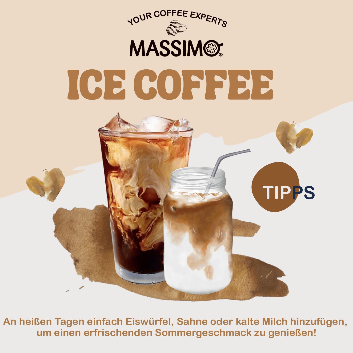 MASSIMO Instant Kaffee Sticks - Alle 12 Sorten - löslich, schnelle Zubereitung - 12er Probierpack Getränkepulver - Kaffeespezialitäten