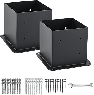 2 Pcs 6"x 6" Post Base Fit (Inner Size 5.6x5.6) Post