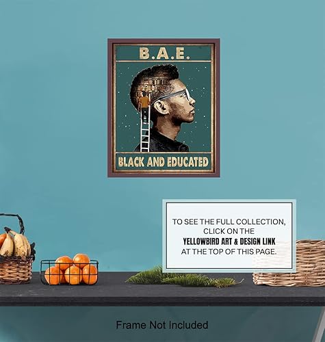Miniatura 7 de African American Wall Art Classroom Decor - Black Art - Inspirational Wall Decor - African American Boys, Men - Motivational Posters - Positive