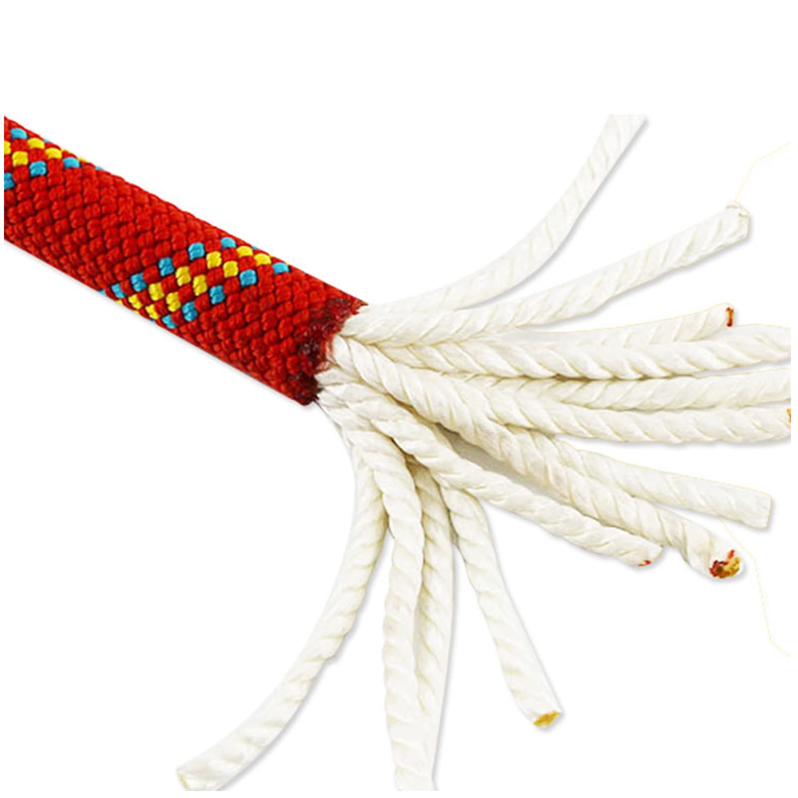 Corda Resistenza 1200 Kg Fafeims 30 M 12 Mm Di Diametro Corda Di Fuga Corda Da Arrampicata Statica Corda Di Sopravvivenza Di Sicurezza Per Attività All'aria Aperta (verde Corda Fuga Esterna Resistente Acqua - 11