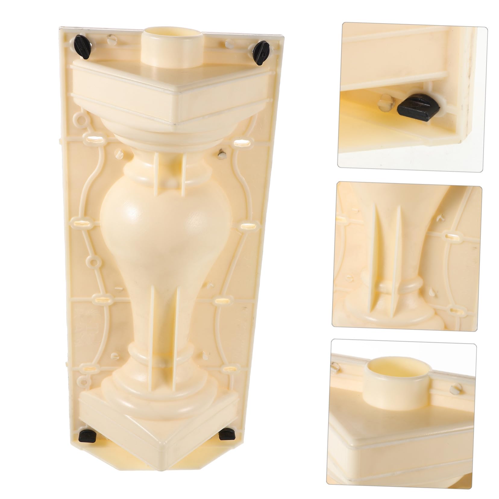 HANABASS Moule à béton en forme de colonne romaine pour balustrades décoratives à faire soi-même, moule en plastique léger pour piliers de jardin, moulage de ciment extérieur pour architecture de