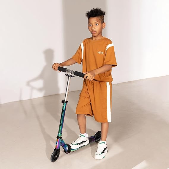 Micro Sprite LED Neochrome m-cro Sprite LED with Strap Neochrome SA0237 Kids Folding 2-wheel Kickboard