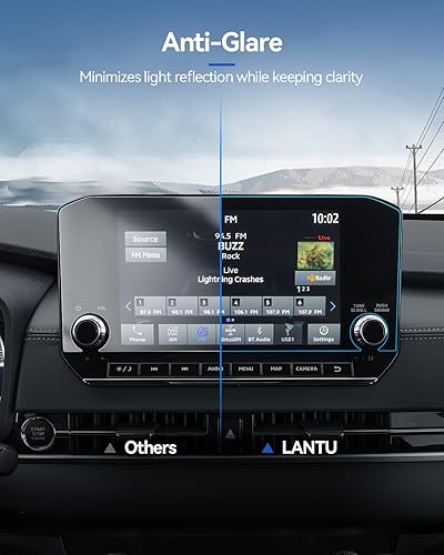 Miniatura 183 de Protector de pantalla de coche para Ford Edge 2024 2025 2023 2022 2021 (SE/SEL/ST-Line/Titanio/ST) Accesorios Protector de pantalla de vidrio