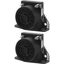 UKCOCO Truck Backup Alarm 2pcs 12-48v Metal Plastic Bibi Horn