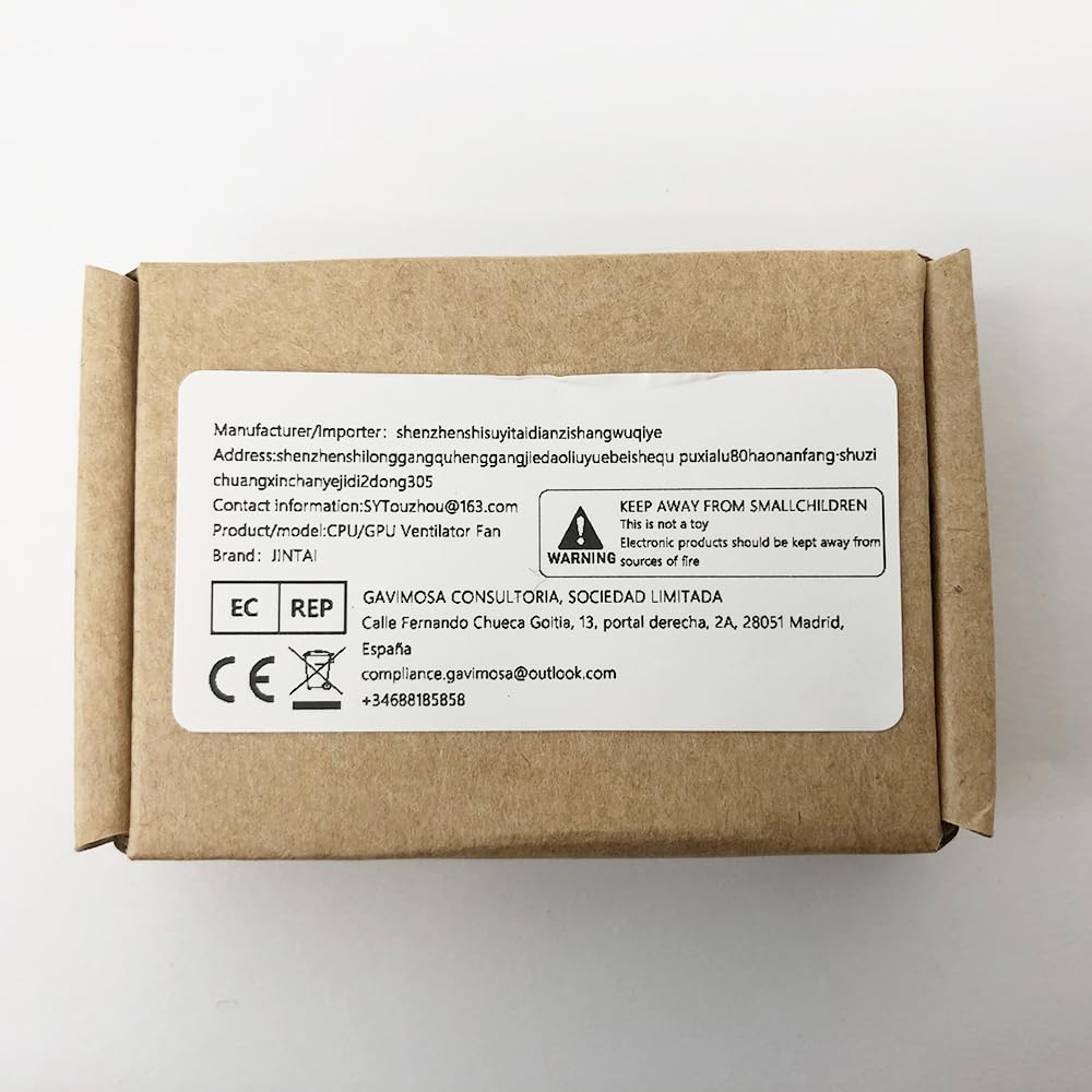 JINTAI Wentylator chłodzący 12 V 1 A GPU zamiennik dla Razer Blade 18 RZ090484 2023 FQAF DFS2012129S0T