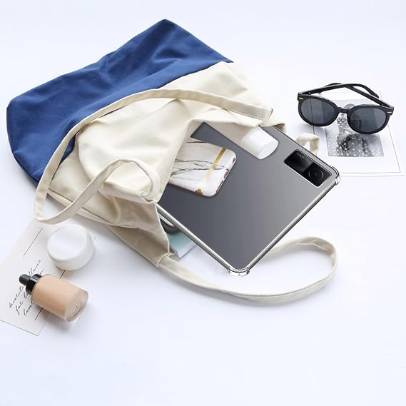 easyBee Case Compatible with Xiaomi Redmi Pad SE 11 inch, Ultra Thin Silicone Shockproof Back Shell HD Transparent TPU Protective Cover - Clear Transparent