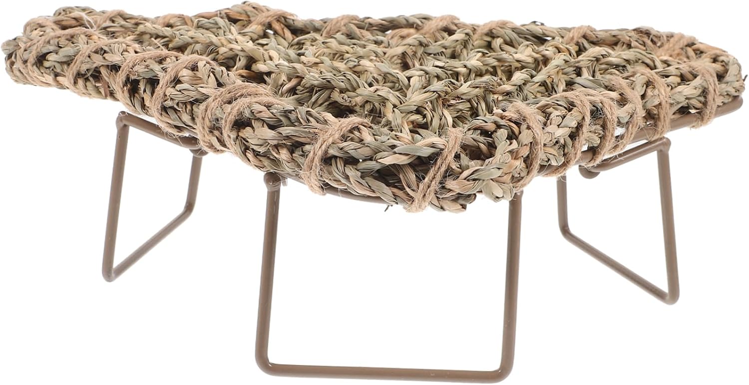 Toddmomy Iron Frame Lizard Bed Reptile Terrarium Decor Snake Bedding Mesh Reptile Lounger Bed Comfortable Sleep