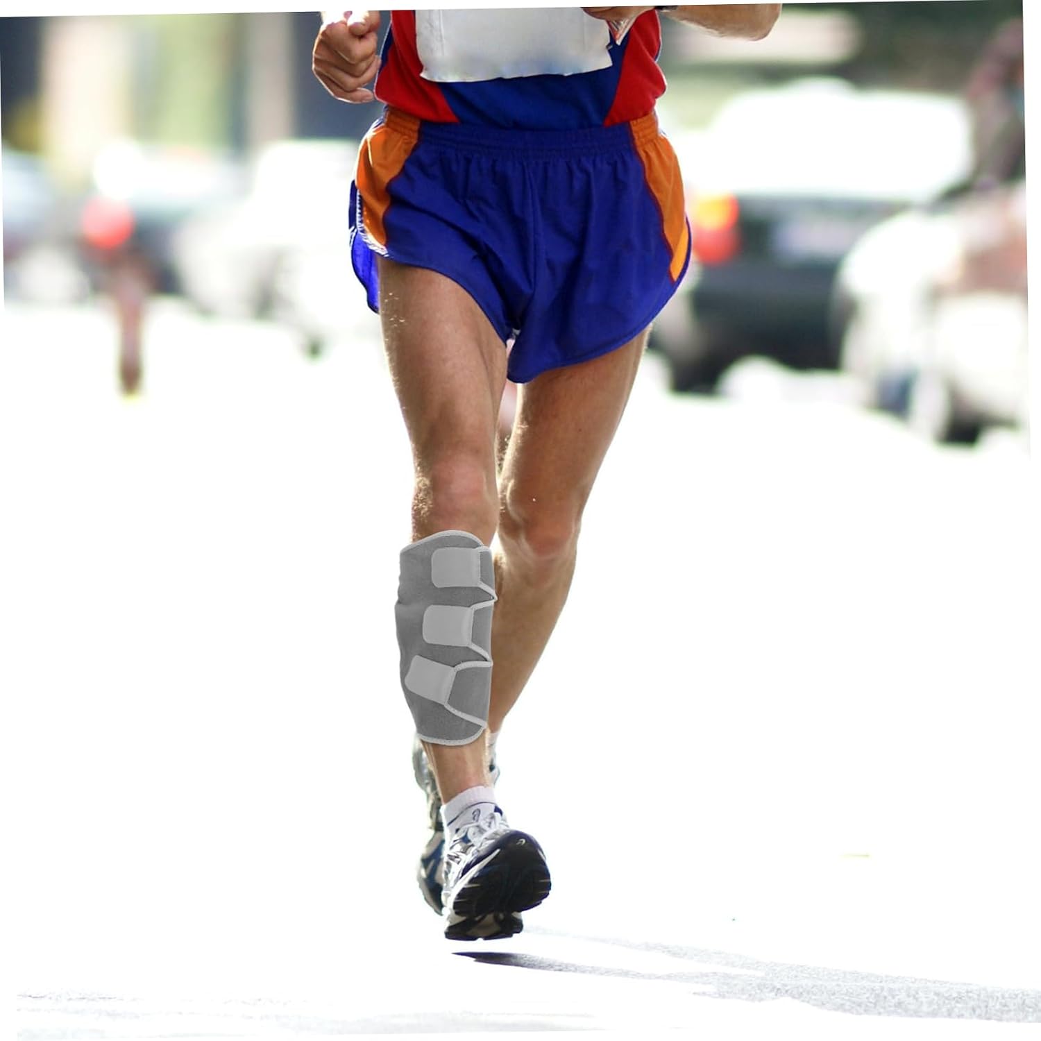 Adjustable Leg Brace Support Sleeve for Sports Fitness Breathable Calf Guard for Men Women Stylish Design Durable Sbr Convenient Maintenance Leg Support for Walking