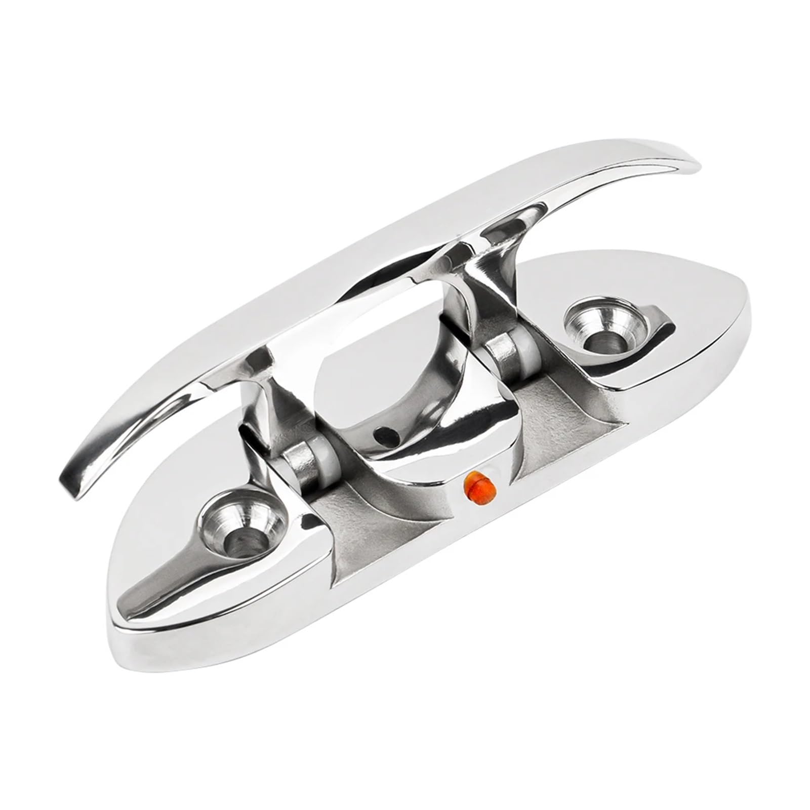 Boat Folding Cleats 316 Stainless Steel Flip Up Dock Cleat 4.5/6 Inch Foldable Marine Cleat 1Pcs(6 inch)