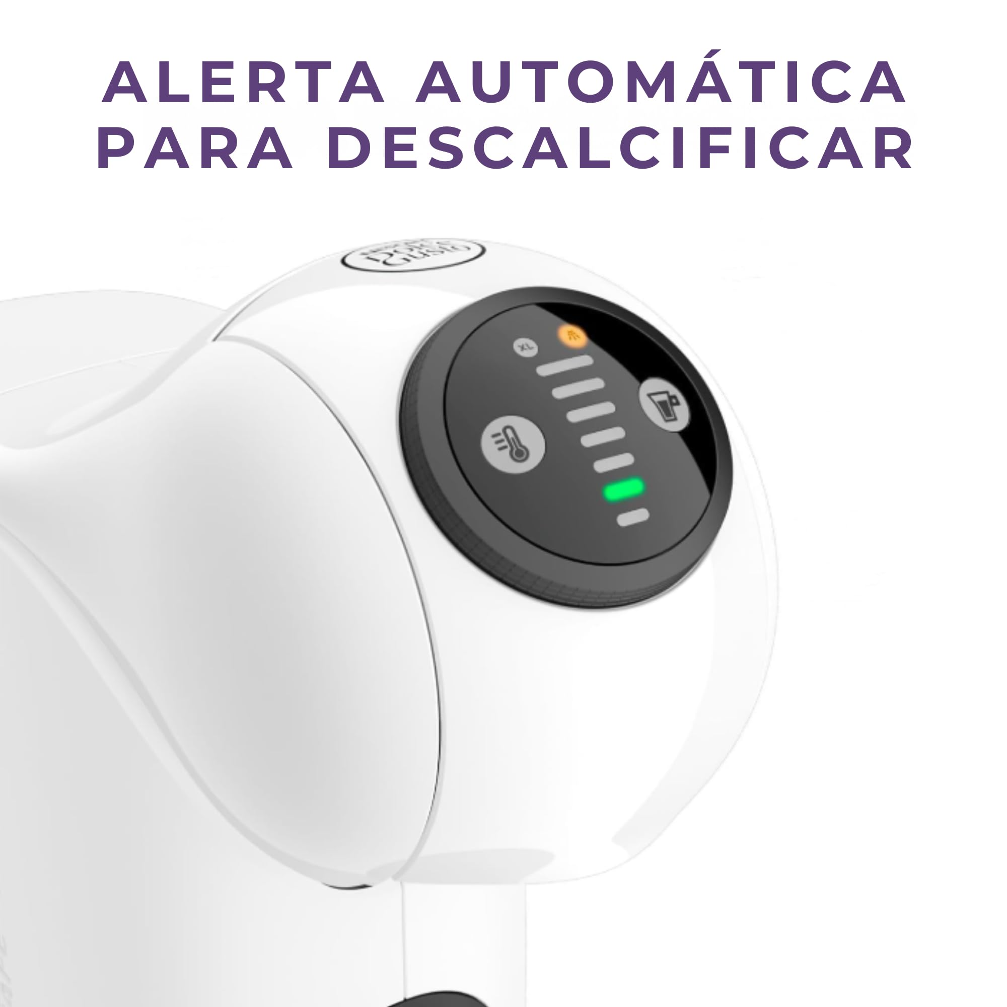 Visita la tienda de KRUPS Krups Nescafé Dolce Gusto Genio S, Máquina Compacta de Cápsulas Multibebidas, Alta Presión, Espresso con Crema en 30 Segundos, Parada Automática, Diseño XL, Blanca + 3 Packs de Café Intenso in use