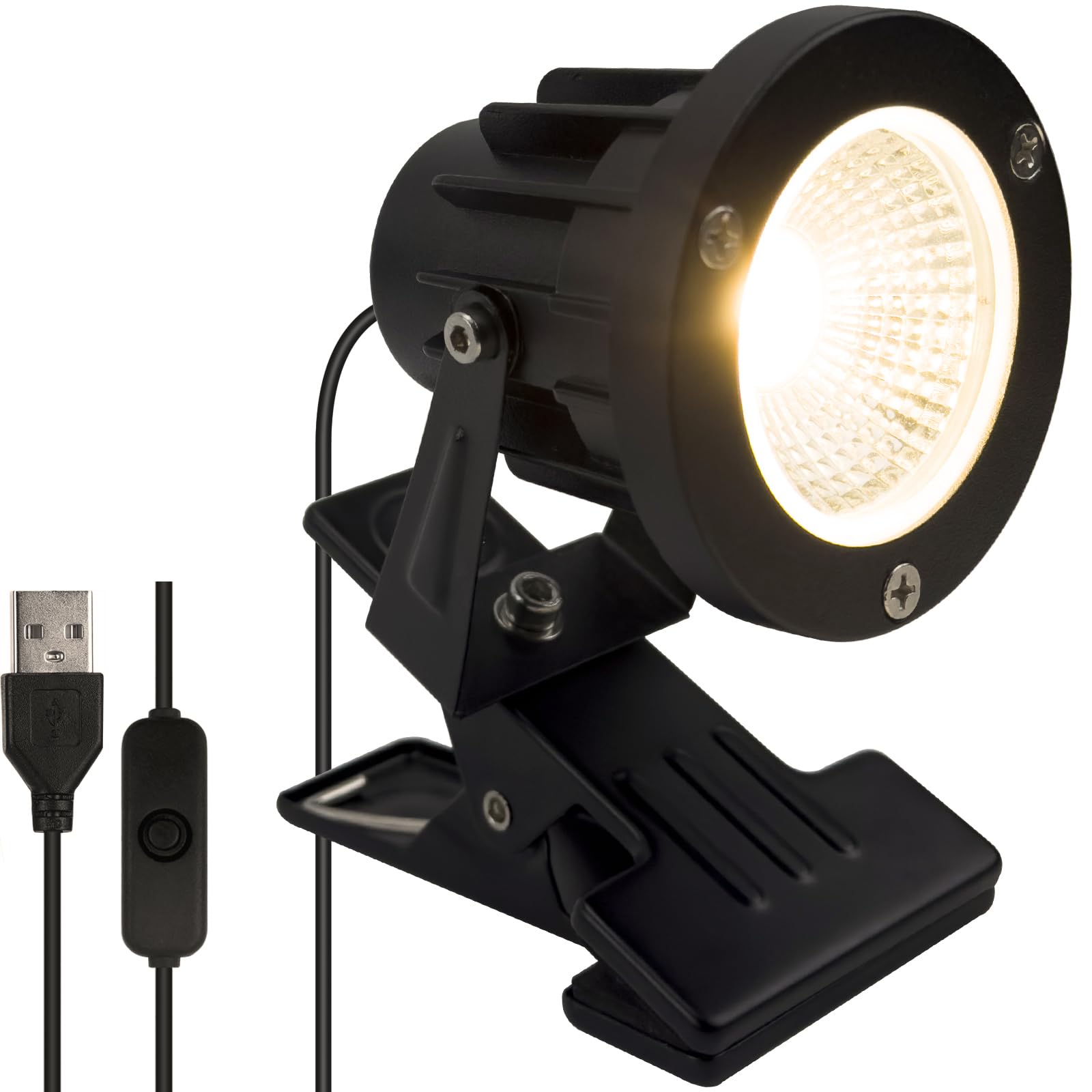 Amazon.co.jp : Tledtech クリップライト LEDスポットライト 防水 IP65