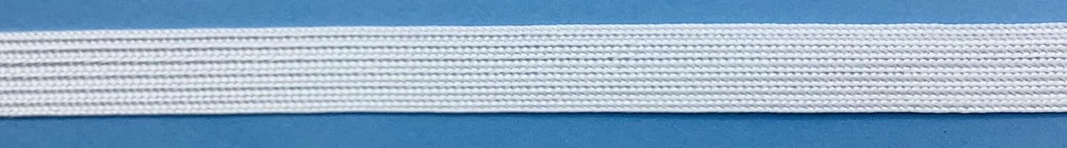 White 1/2" Middy Braid - 18 Yards
