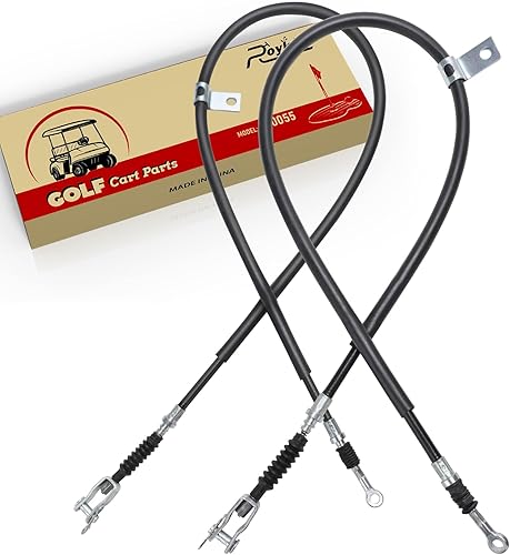 Roykaw Juego de cables de freno para carrito de golf compatible con Yamaha G8G14G16G19 a gas y modelos eléctricos, lado del conductor y del