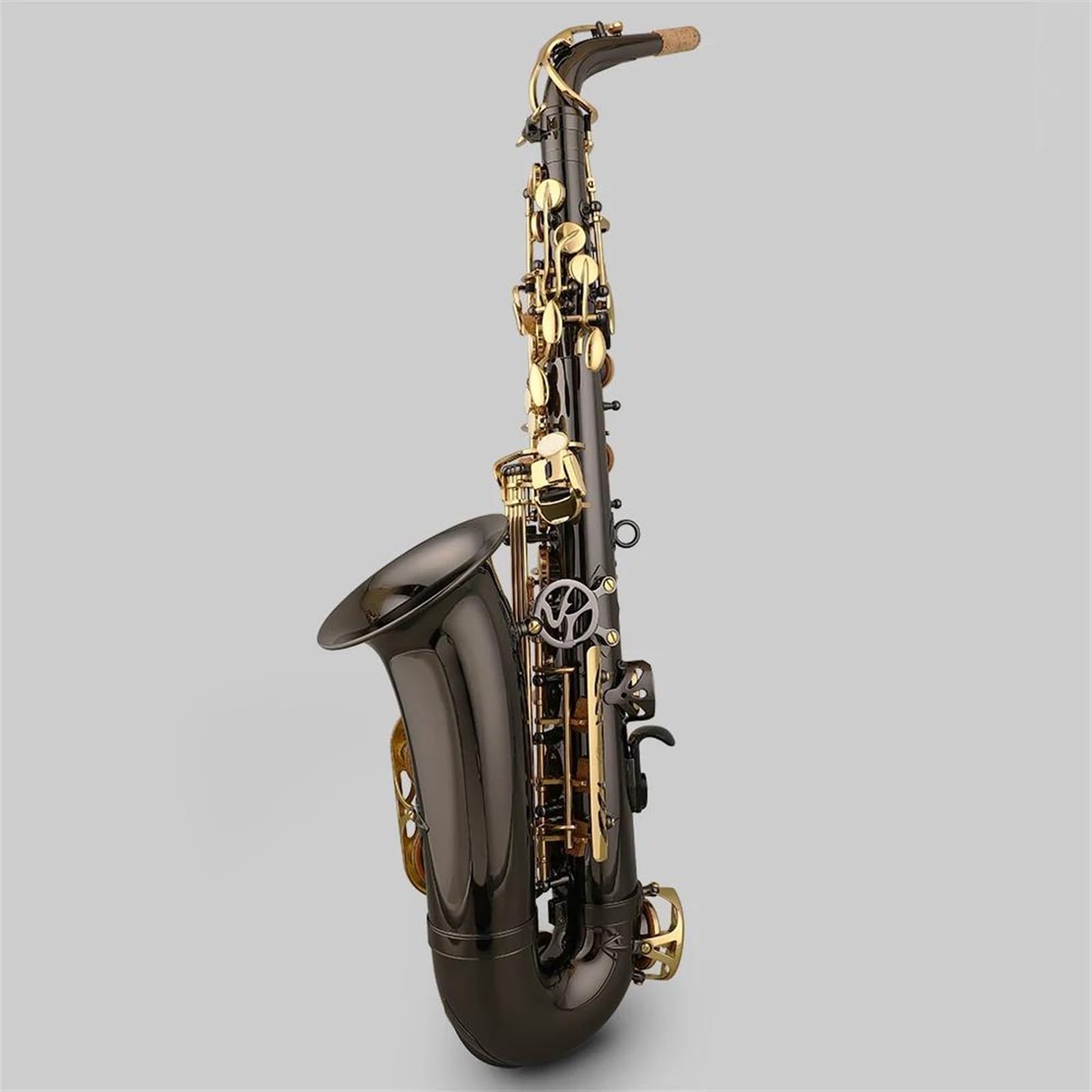 Saxofón Saxofón Alto Eb Oro Negro Examen De Grado Principiante Saxofón Mayor