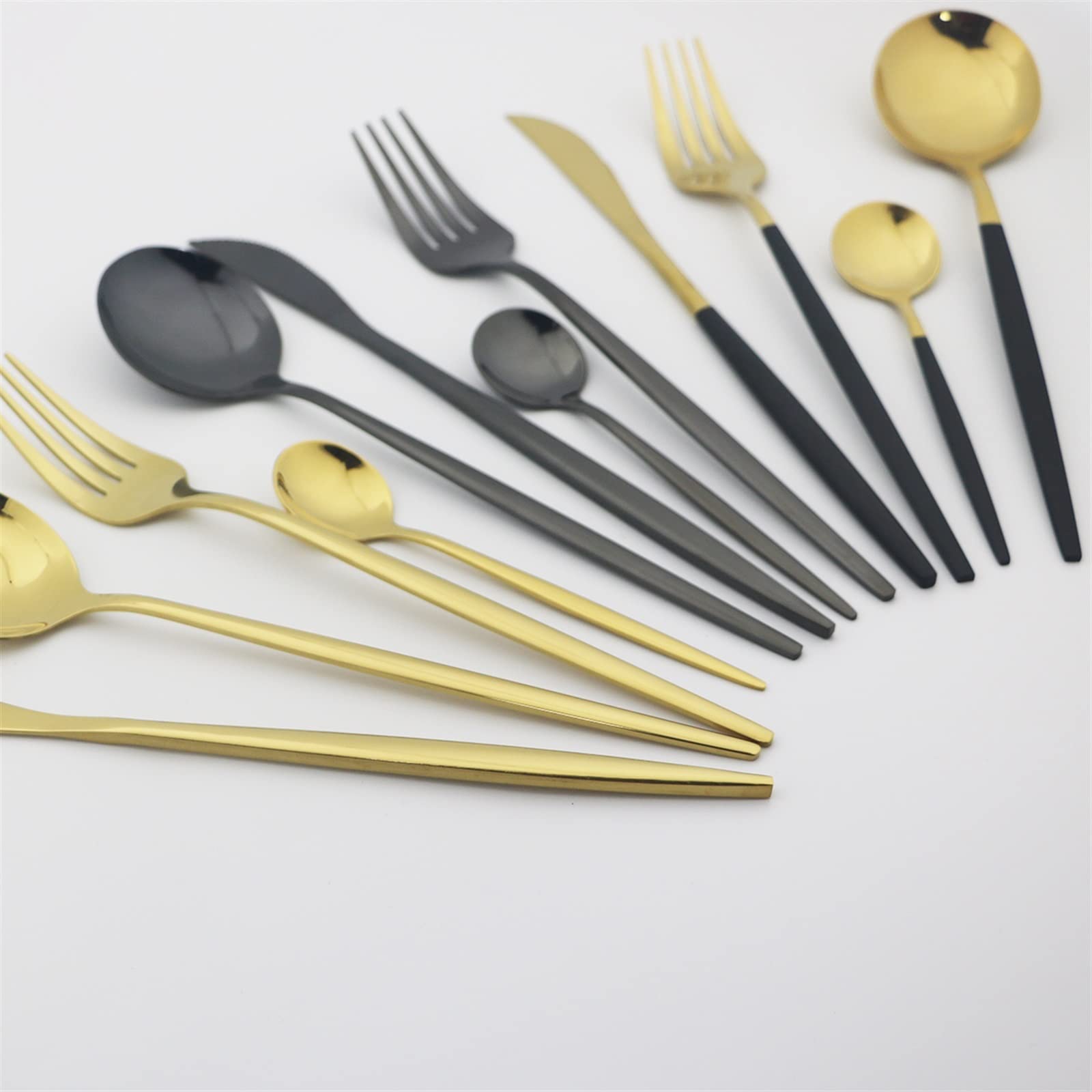 MENAGERE,White Gold--Service De Couverts En Or, 24 Pièces, Vaisselle