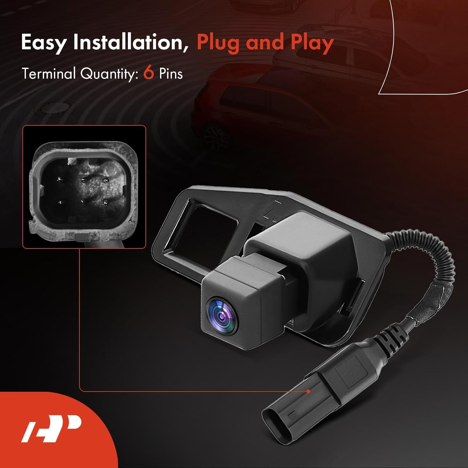 A-Premium Park Assist Camera Rear View Backup Reverse Camera Compatible with Select Toyota Models - 2015 RAV4 - Replace# 86790-0R022