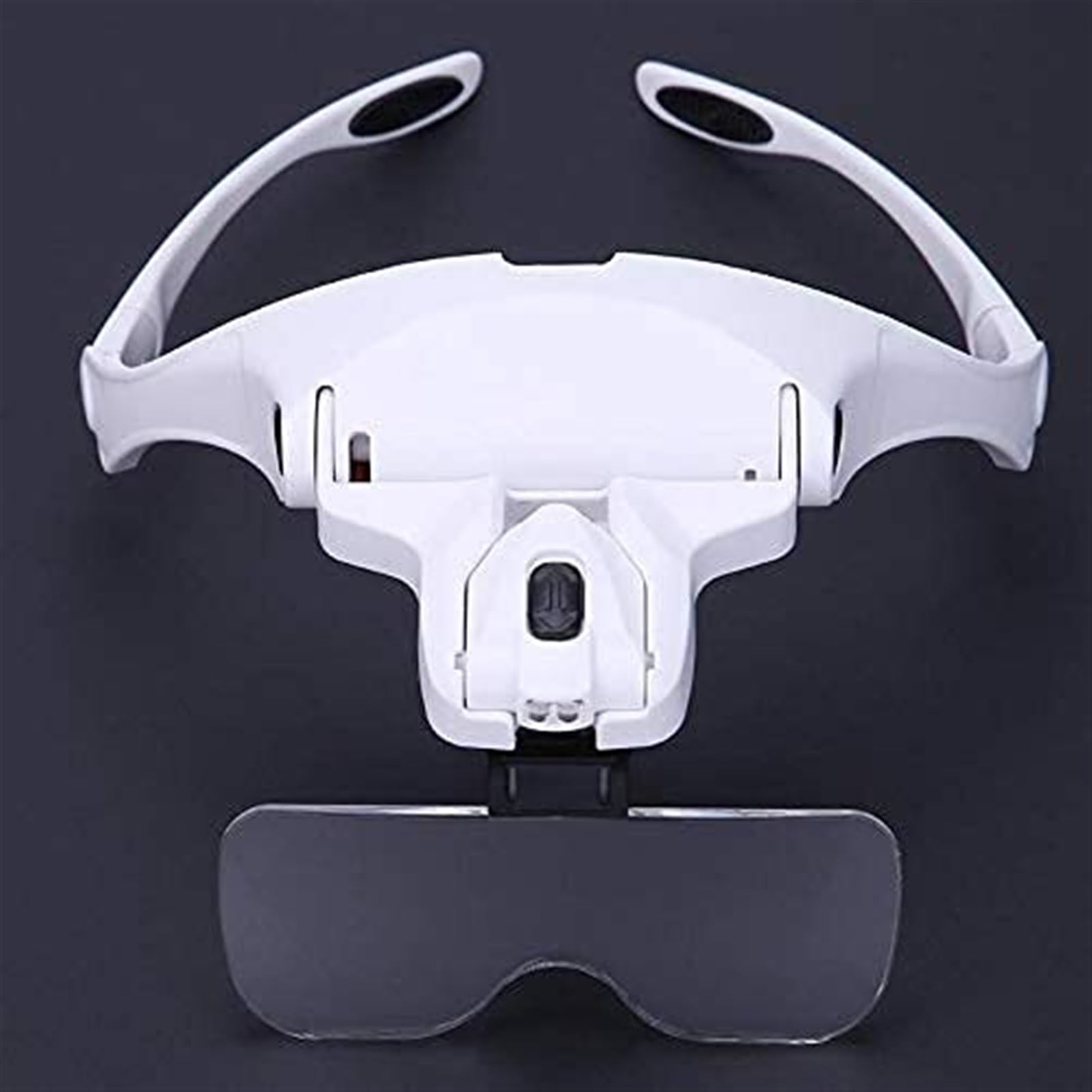 Am Kopf montierte Reparaturlupe 1,0-Fach, 1,5-Fach, 2,0-Fach, 2,5-Fach, 3,5-Fach, verstellbare Lupe, 5-Linsen-Lupe, LED-Licht, Kopfbandlupe, LED-Lupenbrille mit Lampe zum Lesen/Beobachten