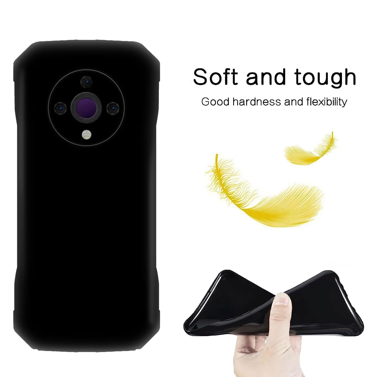 CAXKJE Custodia per Doogee V31GT (6.58 Pollice) + [2 Pezzi] Pellicola
