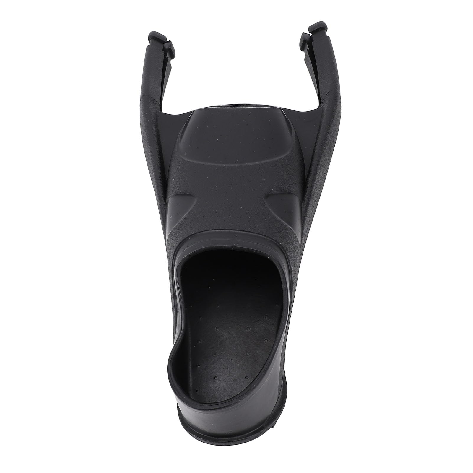 Pinne da apnea ad alte prestazioni in TPR, con lama lunga, copripiedi per immersioni subacquee, snorkeling e nuoto professionale, colore nero, 1 pezzo. (L(43-44))