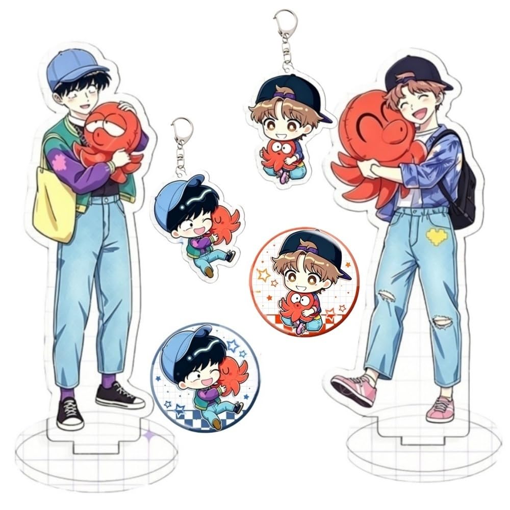 Amazon.co.jp: 対応ガンバレ！中村くん!! アクリルスタンド 缶バッジ