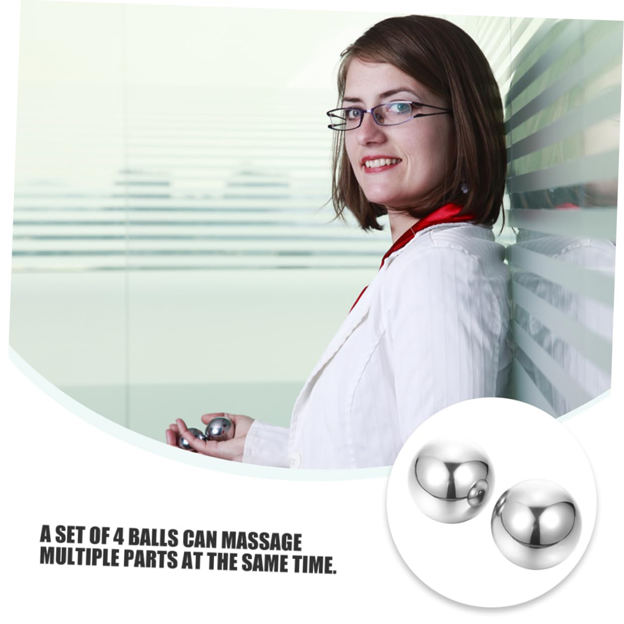 ERINGOGO 2 Paar Baoding Bälle Aus Gehärtetem Edelstahl 52mm Hand Massagekugeln Für Muskelentspannung Und Krafttraining Tragbare Massagekugeln Für Hände Finger Handgelenke Und Arme