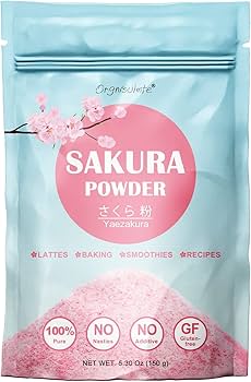 Amazon.com: orgnisulmte Sakura Powder 100% Japanese Cherry Blossom