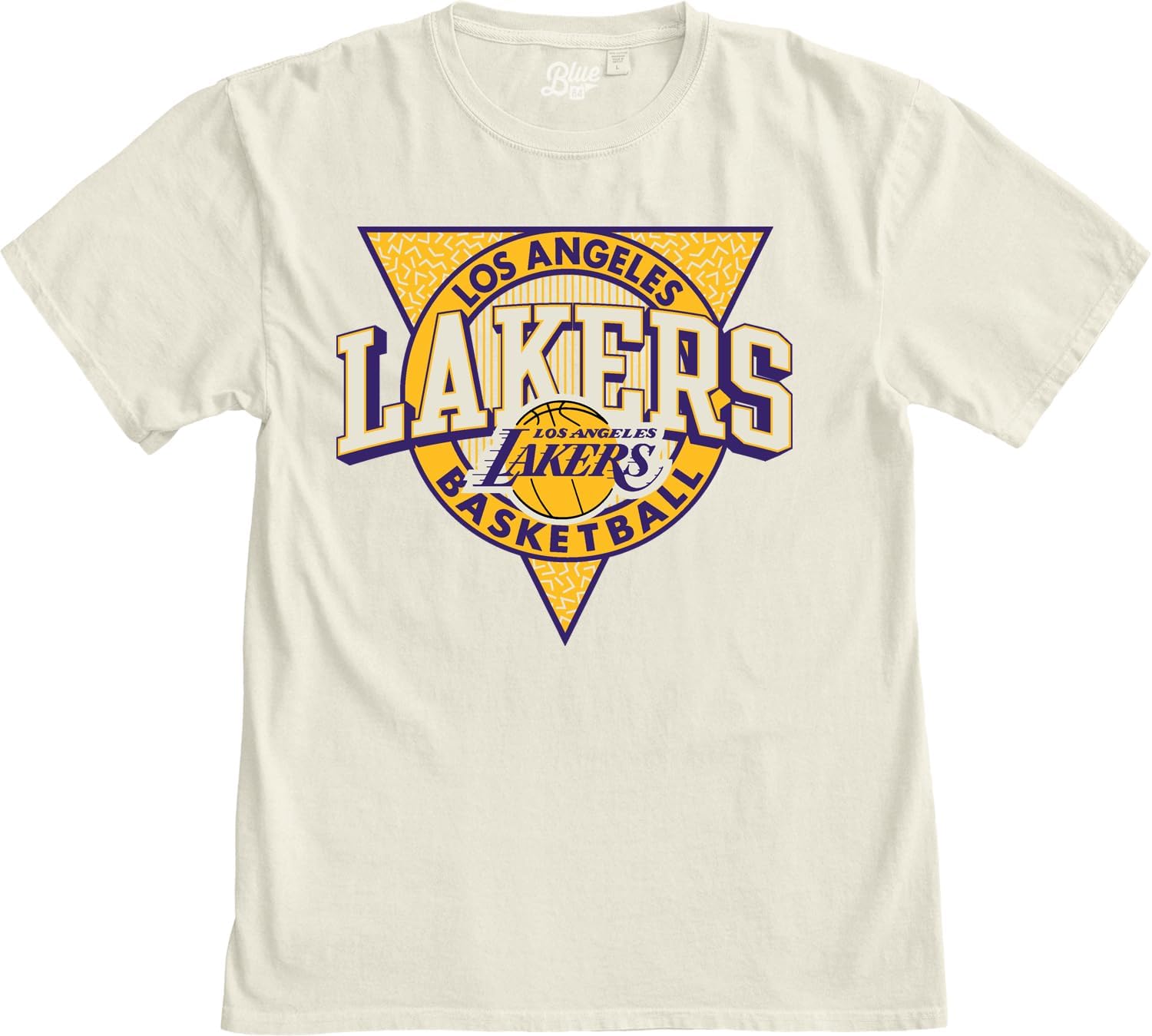 Blue 84 NBA Unisex-Adult NBA Officially Licensed T-Shirt Ringspun Triblock Ivory