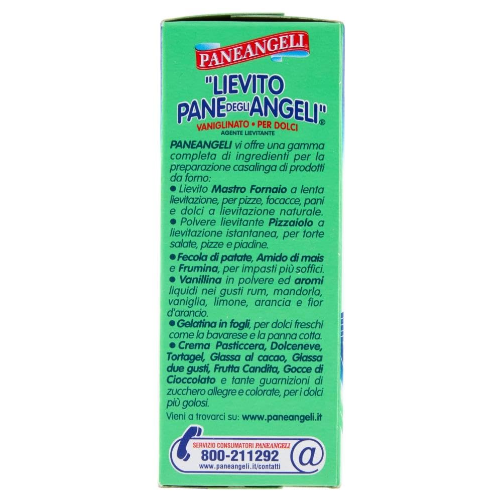 Italian Gourmet Lievito vaniglinato per dolci, Backpulver 120 x 16g | Aroma delicato di vanillina, vegan und glutenfrei, ideale für torte, Gesamtnettogewicht 1,92 kg + Kostenlos Polpa 400g