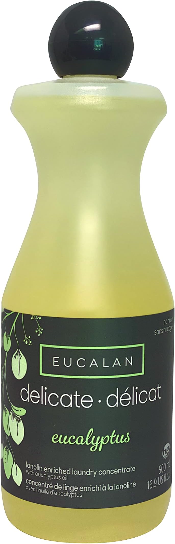 Lessive Pour Tissus Délicats Eucalan – 500 Ml (16,9 Oz), à La Lavande, Avec Lanoline, Biodégradable