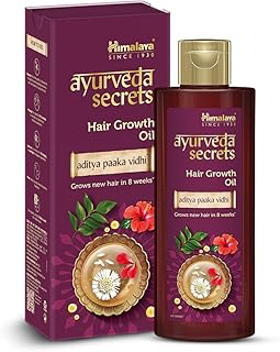 Himalaya Ayurveda Secrets Ayurveda Hair Growth Oil for Men & Women | With Bhringaraja, Hibiscus & Curry Leaf | Supports Ne Price In India