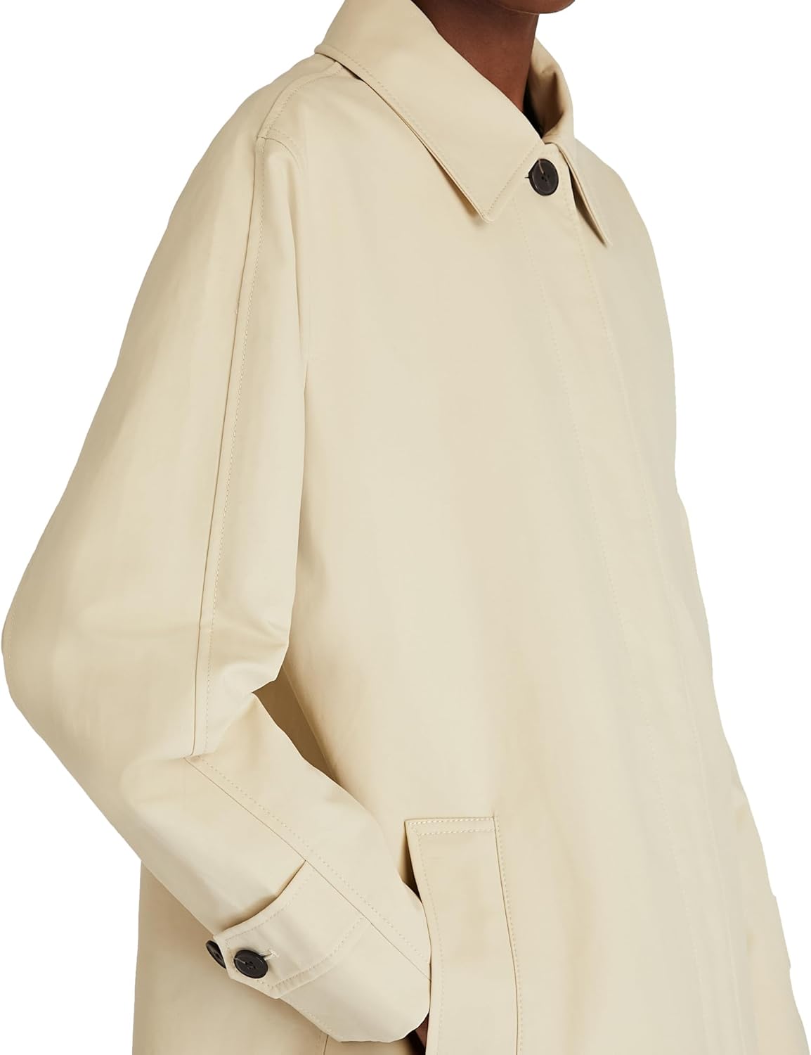 Club Monaco womens Women's Gabardine Mac Coat - Image 2