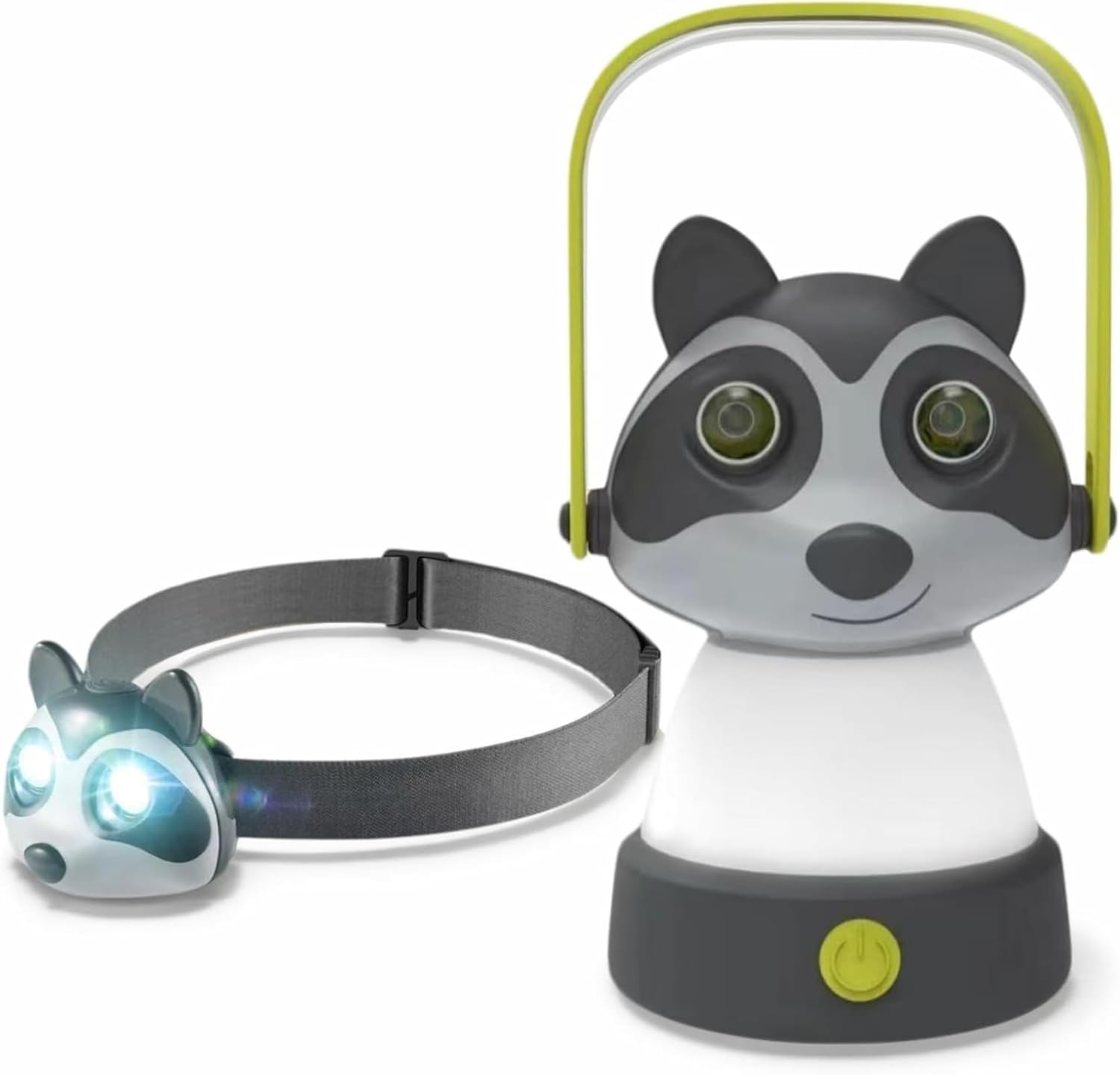 Kids Lanterns for Toddlers, Animal LED Camping Lantern and Headlamp Set with 3 Modes, Lightweight Night Light for Outdoor Activities, Birthday Party Gift (Fox Sets)